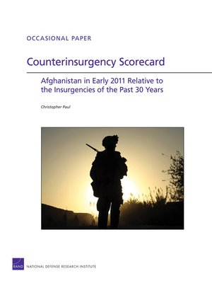 cover image of Counterinsurgency Scorecard